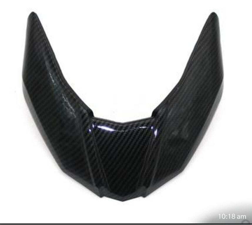 BMW G310GS FRONT MUDGUARD FENDER BEAK EXTENSION EXTENDER CARBON FINISH