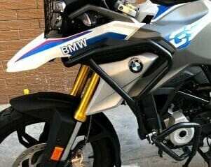 Second image of BMW G310GS UPPER CRASH GUARD BODY GUARD BLACK IMPORTED