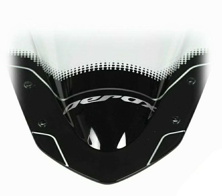 Second image of YAMAHA AEROX ACCESSORIES INDIA YAMAHA AEROX WINDSHIELD BUBBLE TYPE DOUBLE TONE POLY CARBONATE
