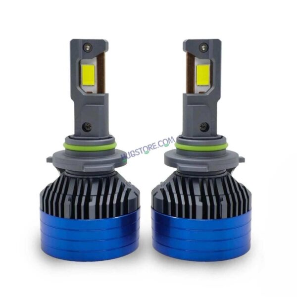 LIU HJG ORIGINAL 300W LED Vehicle Headlight Bulb (2 * 150 WATTS) 2 Pc LED Headlight Bulb H4 150W For All Cars (Low and High Beam Bulbs (White) AC/DC 300Watt) - Type H4