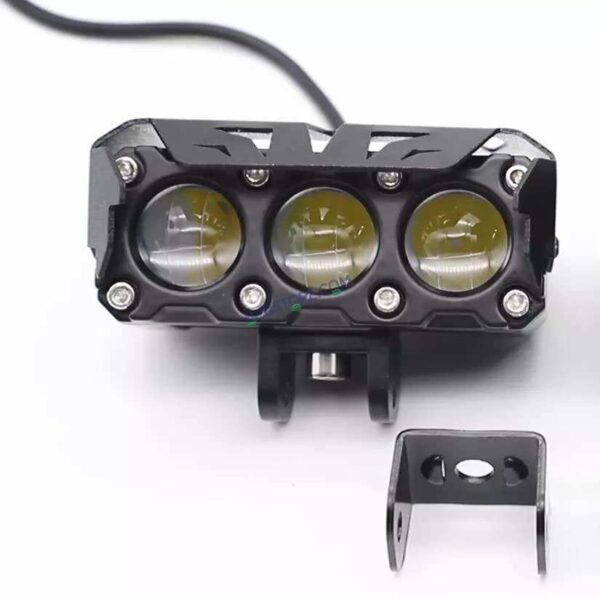 Second image of HJG Original 90W Mega Drive 3 Lens Dual Color White/Yellow LED Foglights (Set of 2)