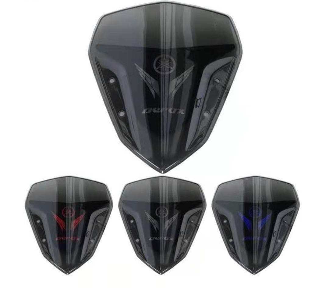 YAMAHA AEROX ACCESSORIES INDIA YAMAHA AEROX WINDSHIELD VISOR GLASS LED ( RED )