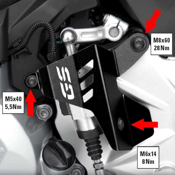 Second image of CNC Aluminium Gear Shift Lever Protective Cover F750GS F850GS 2018-2022 F850GS Bmw 850 Adv 850 gs 2019-2022 Motocycle