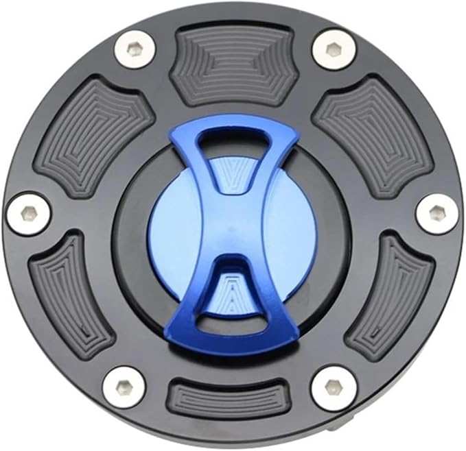 Motorcycle fuel cap For BMW G310GS G310R G310 GS R 310GS 310R Motorcycle CNC Fuel Tank Cap Gas Oil Tank Cover Petrol Cover (Color blue)