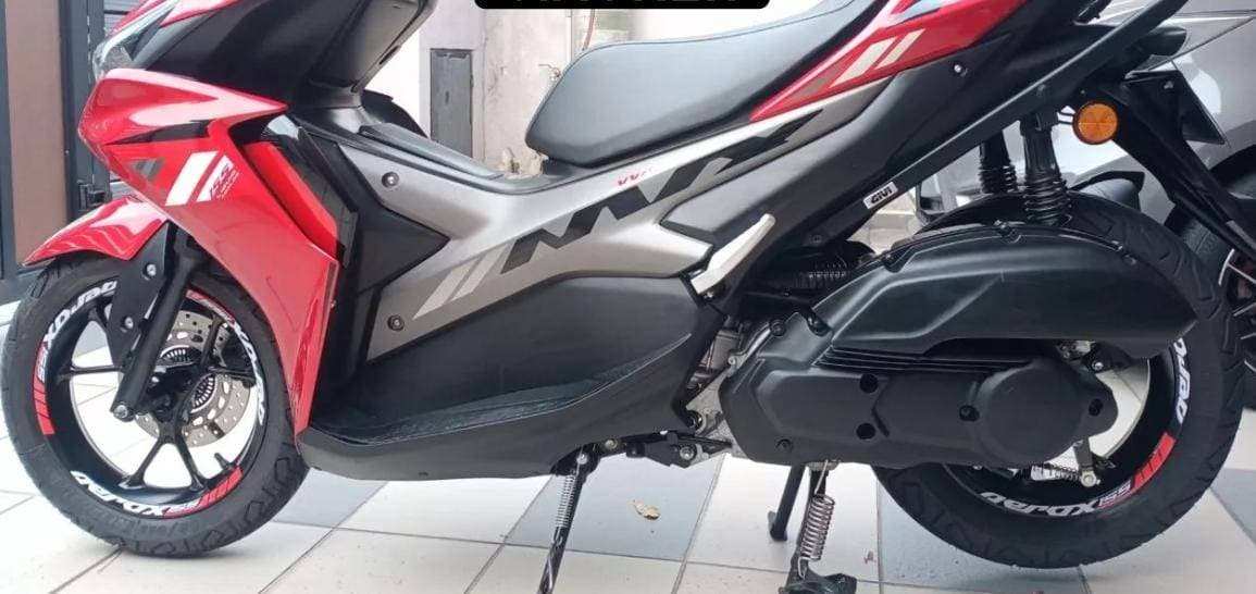 YAMAHA AEROX ACCESSORIES INDIA YAMAHA AEROX WHEEL RIM TAPE ( WHITE BLUE )