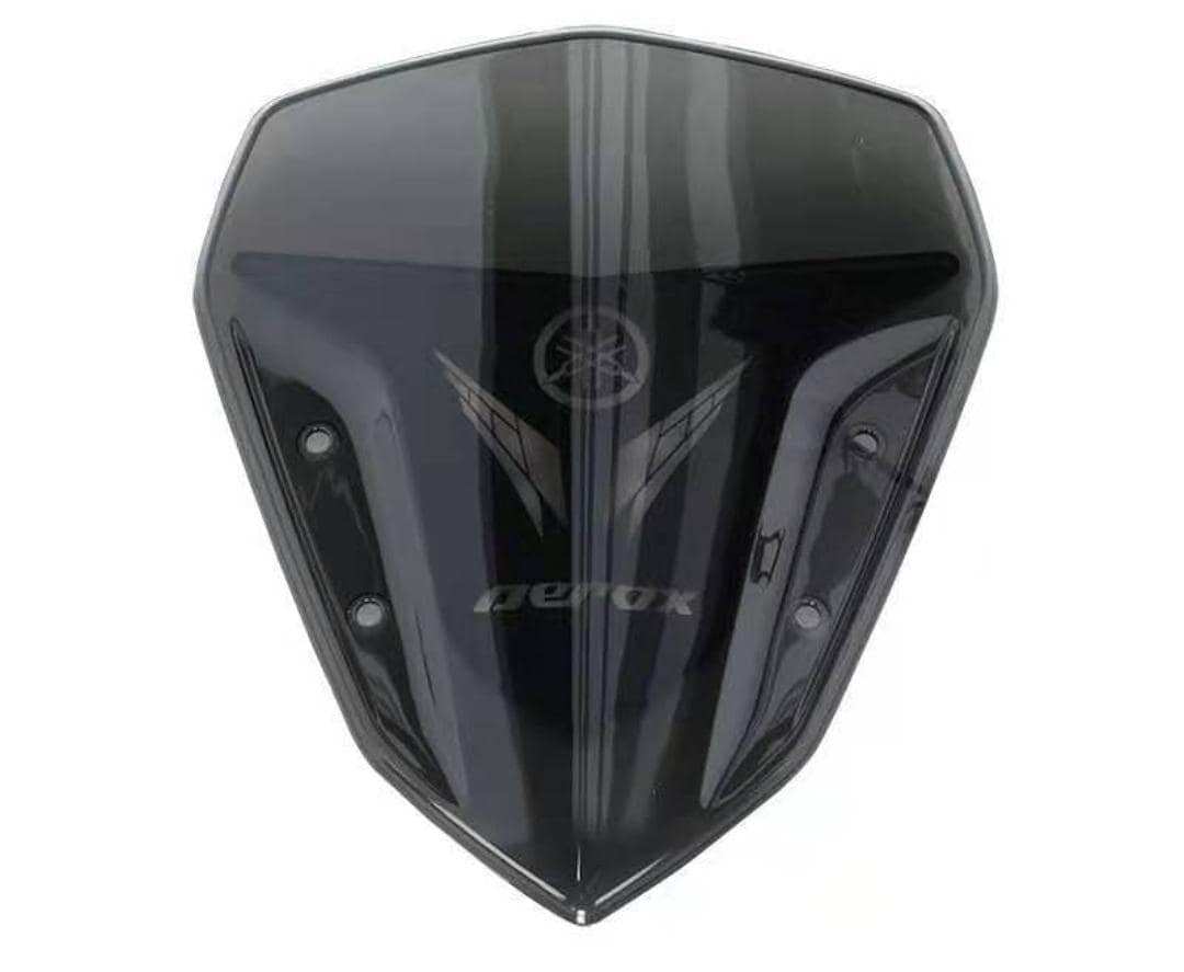 Second image of YAMAHA AEROX ACCESSORIES INDIA YAMAHA AEROX WINDSHIELD VISOR GLASS LED ( RED )