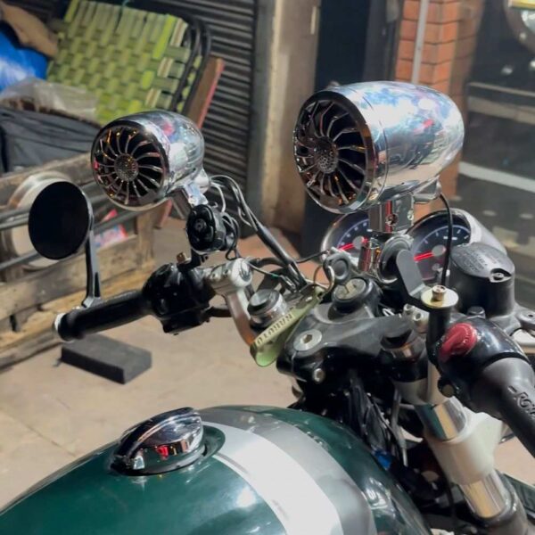 Second image of Waterproof Motorcycle Speaker Hi-Fi sound quality motorcycle audio system universal Support BT, FM