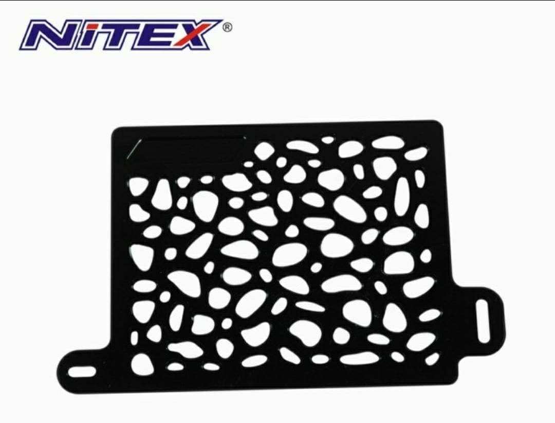 Second image of YAMAHA AEROX ACCESSORIES INDIA YAMAHA AEROX RADIATOR GRILL NET CNC ALUMINIUM NITEX