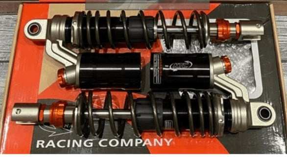 Second image of YAMAHA AEROX ACCESSORIES YAMAHA AEROX REAR SHOCK ABSORBER 305MM TITANIUM