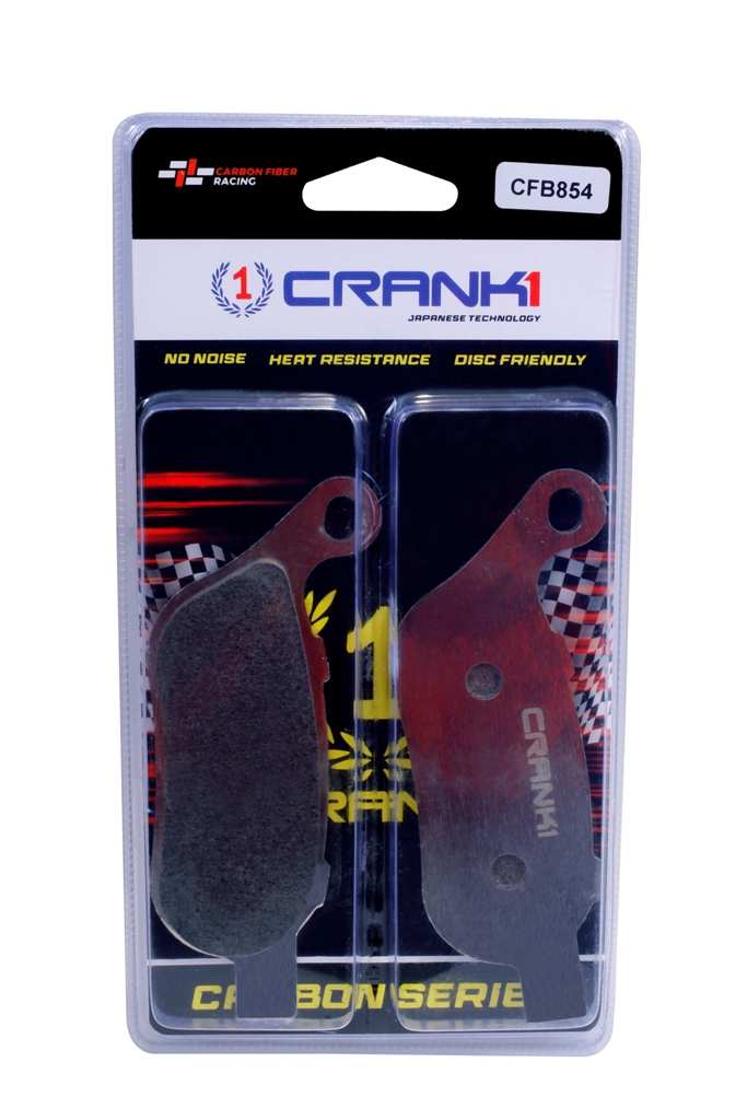CARBON BRAKE PADS REAR Harley Davidson Softail Heritage (2004-2014) – CFB854-CRANK 1