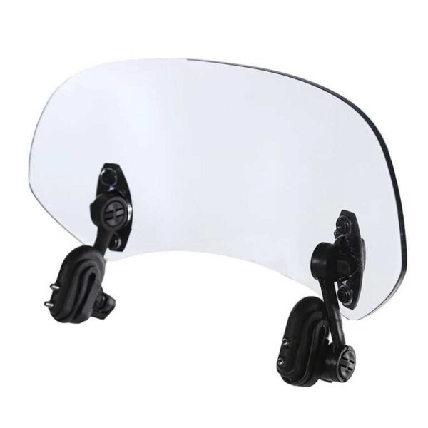 Second image of UNIVERSAL MOTORCYCLE WINDSHIELD EXTENDER ADJUSTABLE SPOILER CLAMP ON WINDSHIELD DEFLECTOR