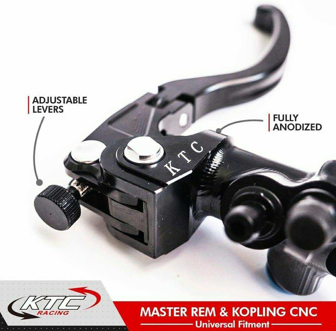 Second image of MOTORCYCLE ACCESSORIES INDIA UNIVERSAL BRAKE CLUTCH LEVER SET WITH MASTER CYLINDER