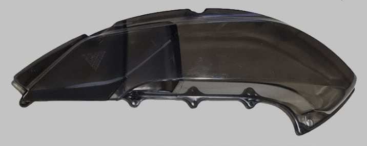 Second image of YAMAHA AEROX ACCESSORIES INDIA YAMAHA AEROX AIR FILTER COVER VIRUS BRAND CLEAR & SMOKE