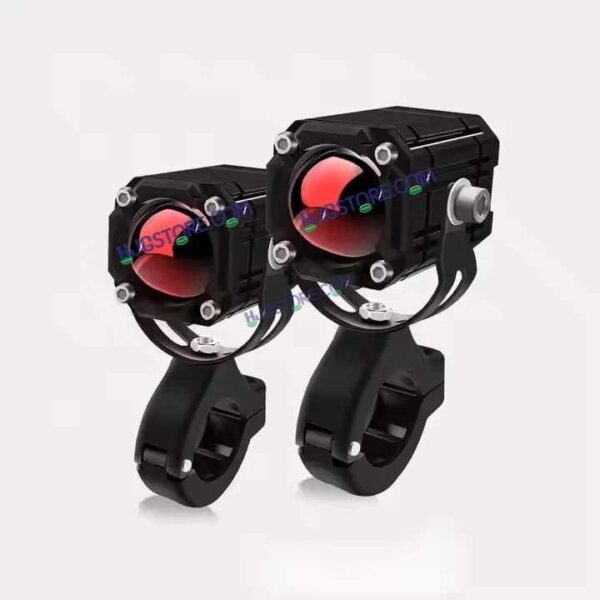 HJG CO-2 30W plus 30W Mini Drive V4 Version 4 60W (30 * 2) Future 1 LED Mini Drive Light Red Devil Eye Light Co2 Multiple Connecting Red Yellow White Color With Wiring Harness Kit