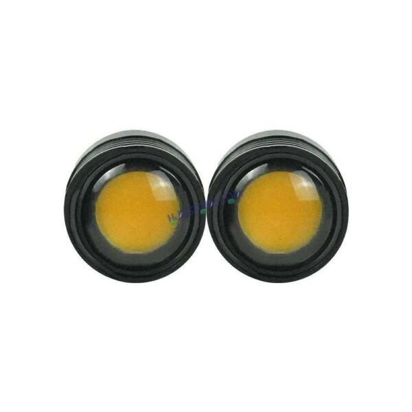 HJG AMBER Strobe Light with Flashing Handle Light AMBER Universal for Motorcycle, Car, SUV Set of 2 Strob Light HJG, AMBER)