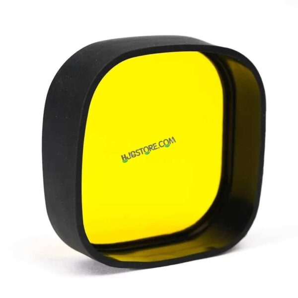 HJG Spare Yellow Filter Cap for 60W 4 LED CREE 60W Fog Light Yellow Filter Cover Auxiliary Light For All Motorcycles Yellow Filter Cap (Pack of 1) HJG Yellow Filter Cover