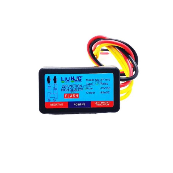 HJG Hazard Flasher 22 Modes For Indicators Signal Lights Indicator Universal for All Bikes Models Turn Signal Lights Motorcycle, HJG Hazard Flasher, Pack of 1