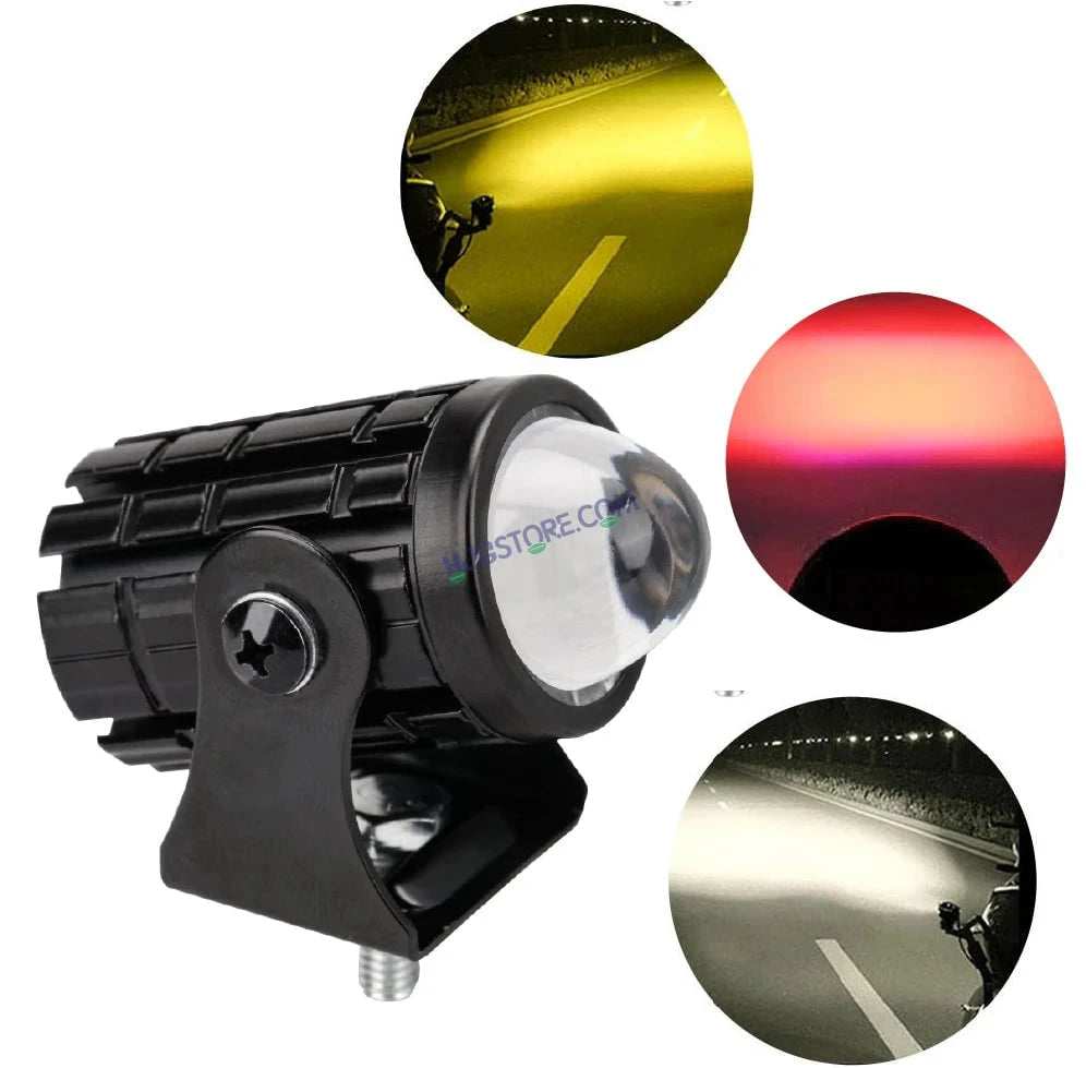 Second image of HJG Mini Spot Light Devil with Red DRL, White, Yellow Light Car Motorcycle Truck Off Road 20w Spot Fog Lights Driving Spotlight HJG Original Spot Light Fog light Devil Mini Drive, Pack of 1