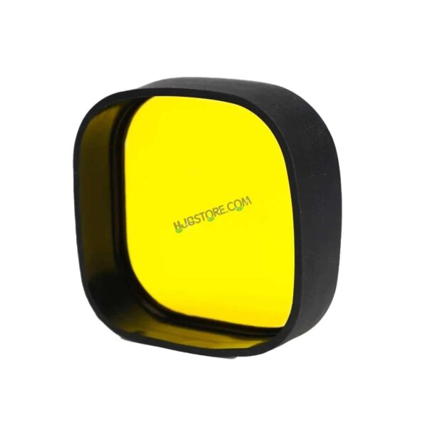 Second image of HJG Spare Yellow Filter Cap for 60W 4 LED CREE 60W Fog Light Yellow Filter Cover Auxiliary Light For All Motorcycles Yellow Filter Cap (Pack of 1) HJG Yellow Filter Cover