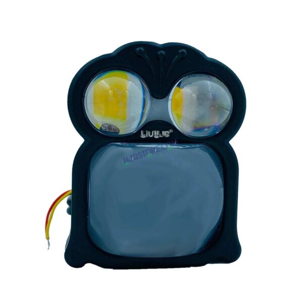 Second image of HJG New Fog Light with Animated Eye Light White/Yellow Foglight with Animated Eye For Decor Universal for Car and Bike Fog Eye Combo with Flashing Universal for Motorcycle, Car, SUV Pack of 1 Eye Light HJG Eye Light Type 1, Animated Eye Light, Pack of 1
