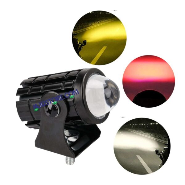 HJG Mini Spot Light Devil with Red DRL, White, Yellow Light Car Motorcycle Truck Off Road 20w Spot Fog Lights Driving Spotlight HJG Original Spot Light Fog light Devil Mini Drive, Pack of 1