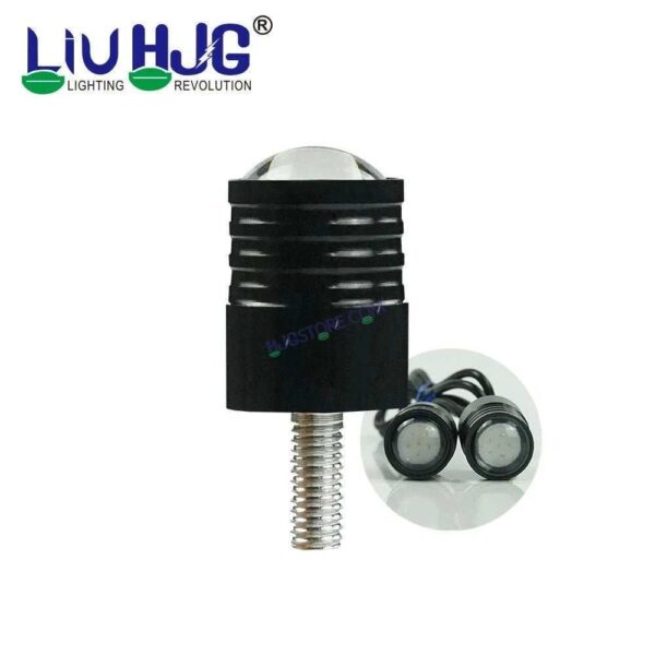 Second image of HJG AMBER Yellow Strobe Light with Flashing Handle Light AMBER Universal for Motorcycle, Car, SUV Set of 2 Strob Light HJG, AMBER)