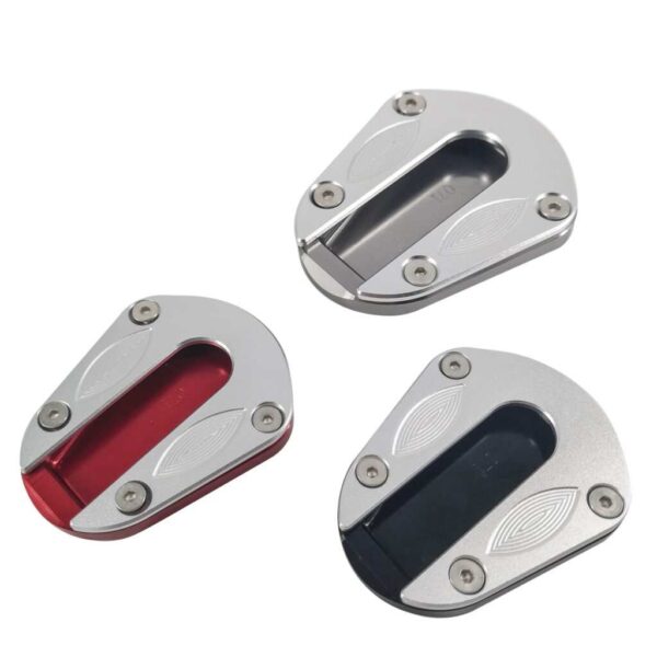 For Benelli TRK502 TRK502X TRK 502 502X Motorcycle Accessories CNC Kickstand Foot Side Stand Extension Pad Support Plate