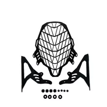 Second image of FOR KTM 390 Adventure/R/S 2019 2020 Motorcycle Headlight Head Light Guard Protector Cover Protection Grill