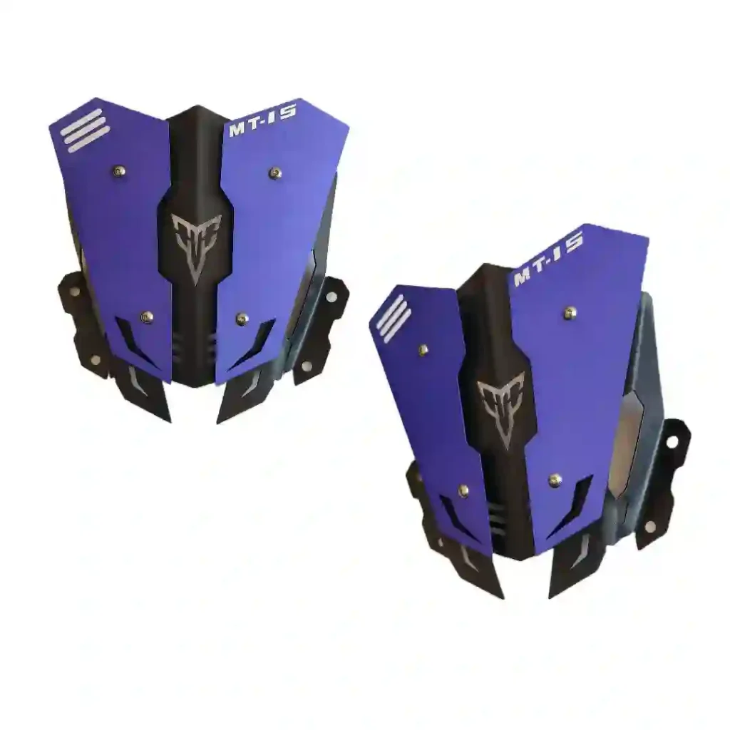 Metal Visor 3.0 For MT 15 (Powder Coat) BLUE