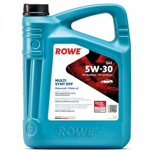 Rowe Engine Oils Hightec Multi Synt DPF Sae 5W-30 (4 Lit) – 20125-0040-99