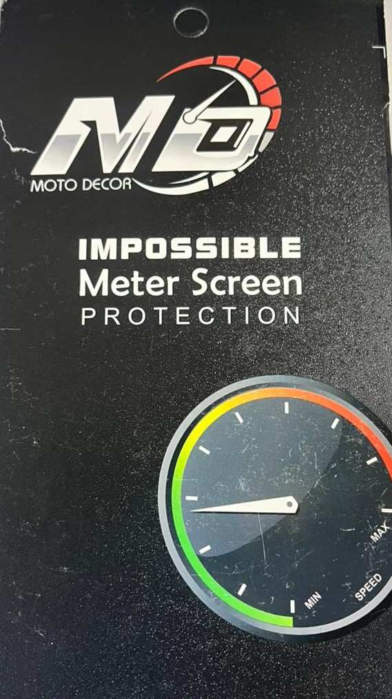 Meter Screen Guard for All Bikes – Anti-Scratch, Clear Protection Film(Royal Enfield, Hero, and more.)