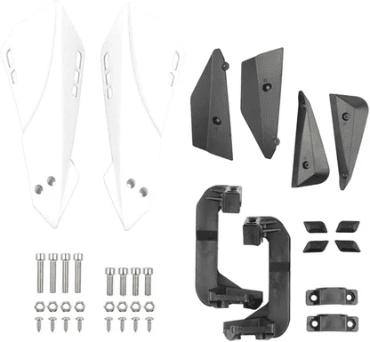 Second image of Handguard For Dirt Bike, Handlebar Hand Guard (Universal For Bike) White 78 22mm Motorcycle Handguards Protector