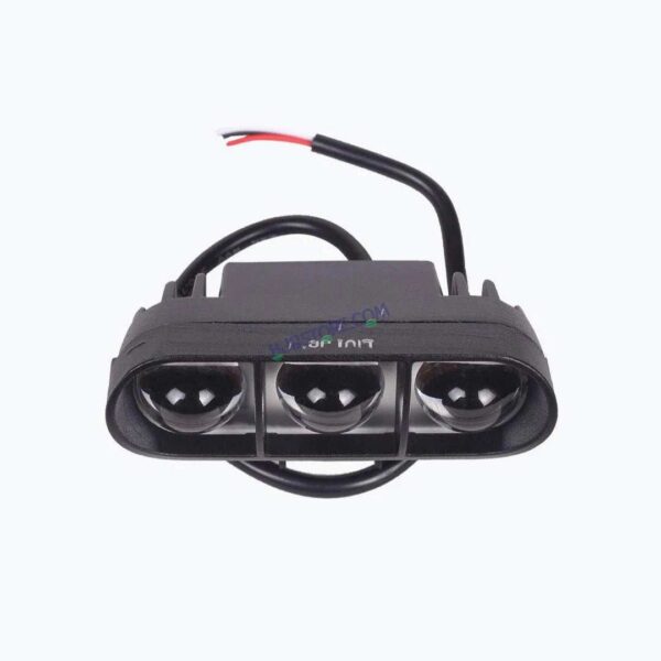 Second image of HJG 3 LED Lens Heavy 60W Fog Light White Yellow for Bikes and Cars High Power, Heavy clamp and Strong aluminum. (3 LED Fog Single Pc) White, Yellow 60W HJG