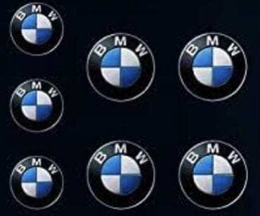 Bmw sticker set 10 stickers