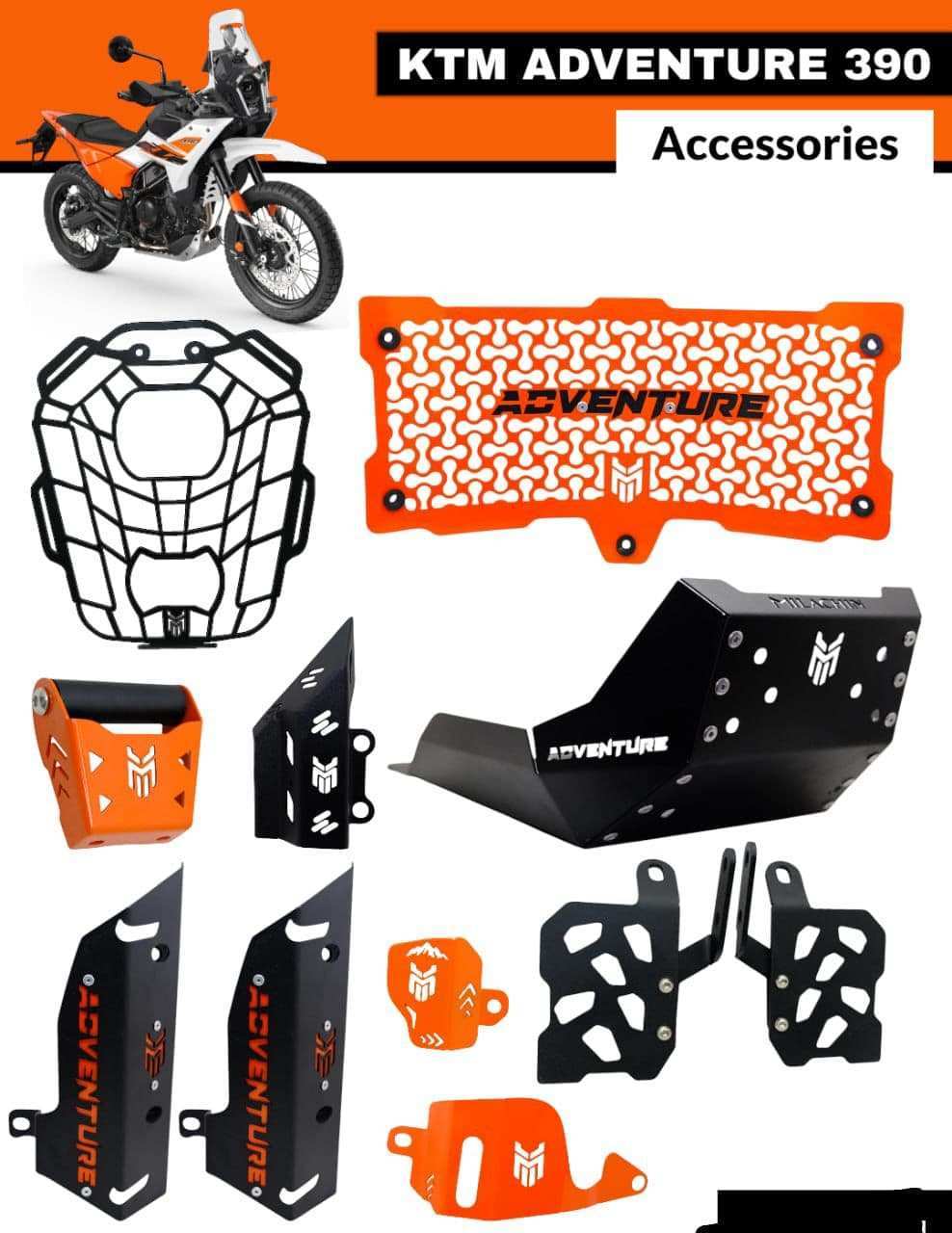 KTM ADV 250/390X 2025 accessories combo kit