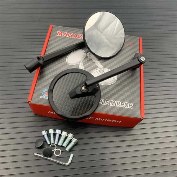 Second image of Glossy Carbon Rear View Mirror