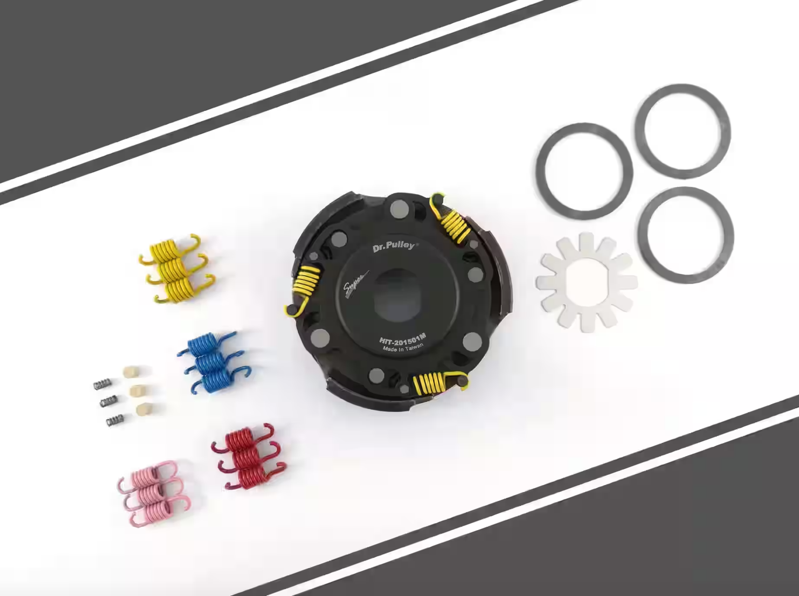 DR PULLEY SCOOTER HIGH THRUST CLUTCH ASSY ( HiT201501M APRILIA SR150 / APRILIA SR160 )