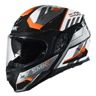 SMK Gullwing Tekker Matt Orange Helmet- MA217