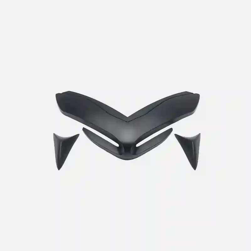Front Aerodynamic Winglets Windshield Fairing Wing for Kawasaki Z900 Model 2017 To 2020