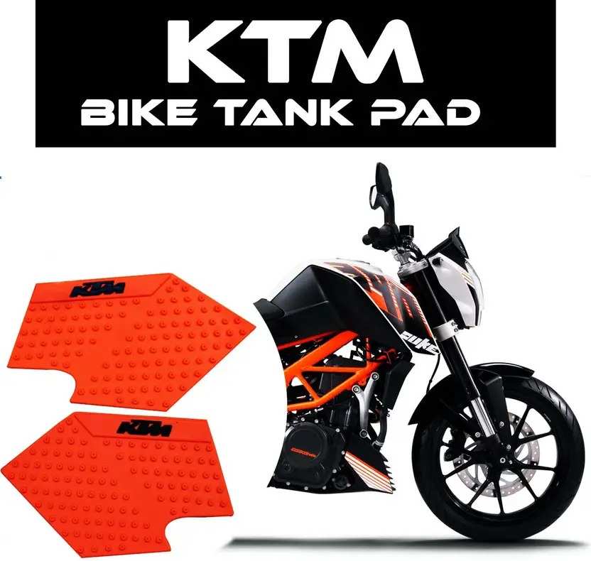 Second image of KTM Tank Pad Rubber Side Grip for Thai Pad Touring and Street Bike Tank Pad