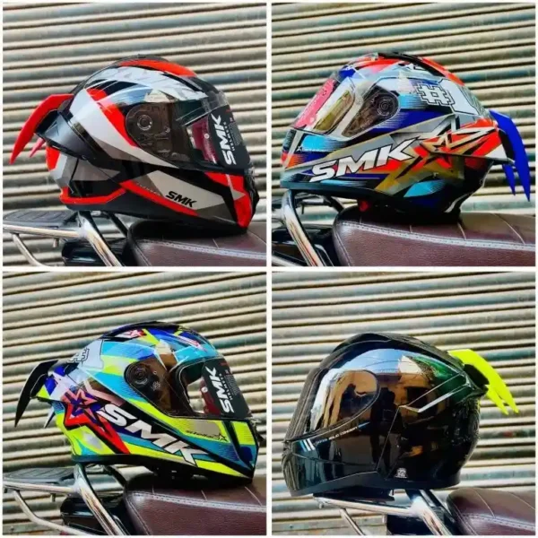 Second image of Aero Fin Spoiler Universal Fit for All Helmets,Cars,Bike(RADIUM )