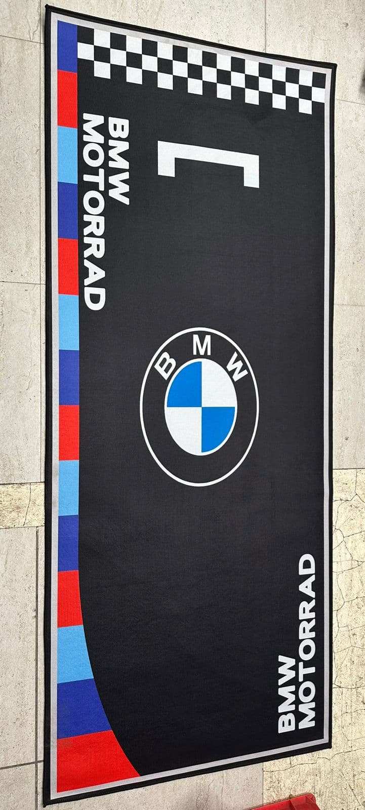 Second image of Motorcycle floor mats for garage and exhibition
