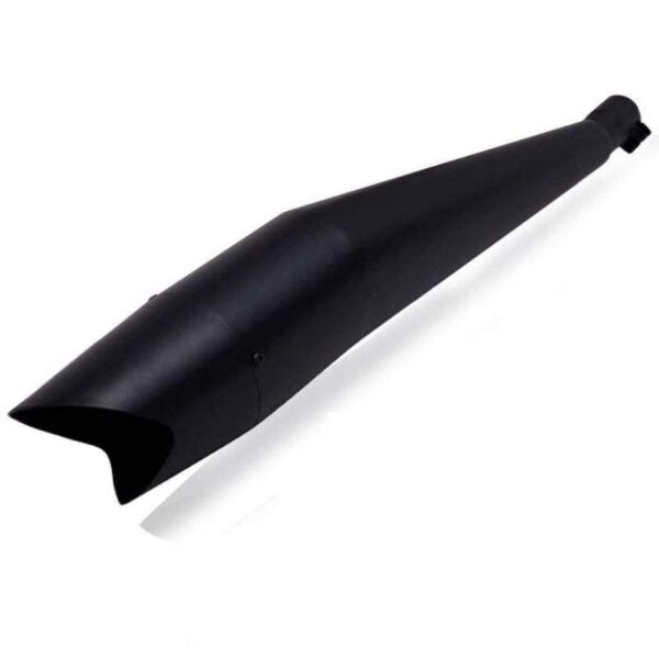 Bullet Shark Silencer Exhaust Glasswool Black Bike Silencer Exhaust