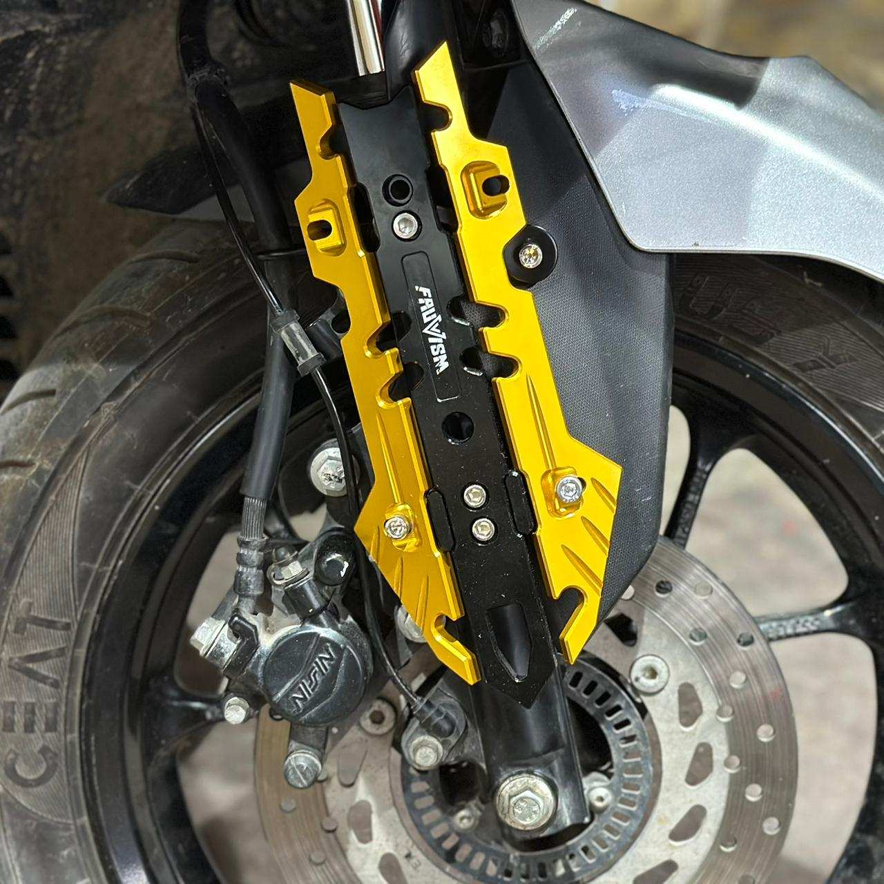 Motorcycle shocker cover Fauvism universal single side