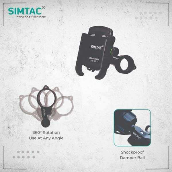 Second image of Simtac Mobile Holder with Charger